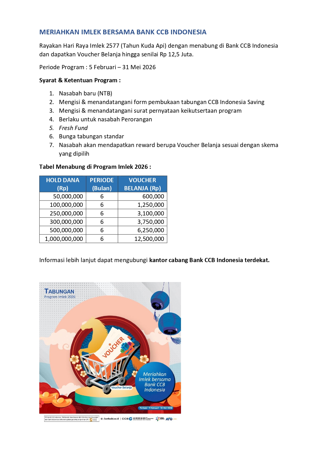 Internet Banking Individual - CCB Indonesia