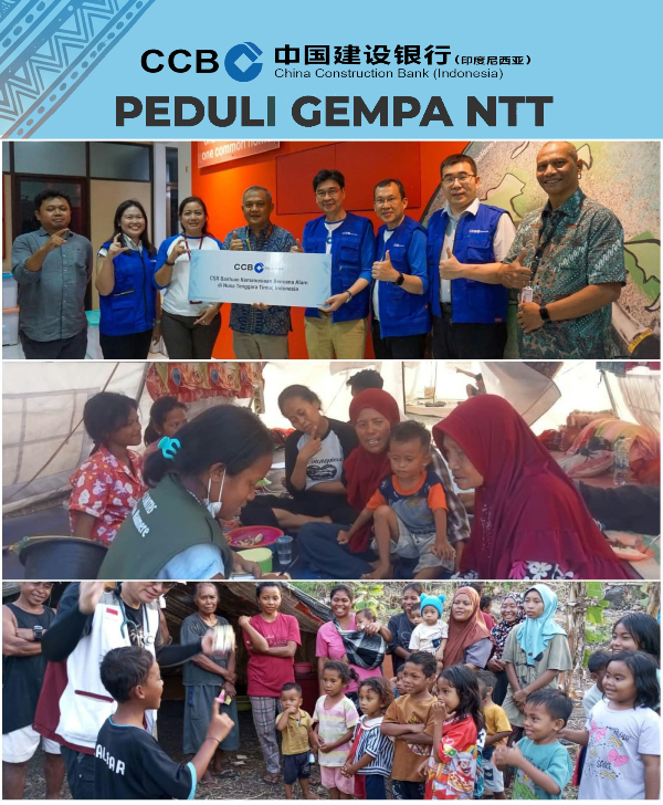 CCB Indonesia Provided Donation to Support Earthquake-Affected Communities in Flores, NTT